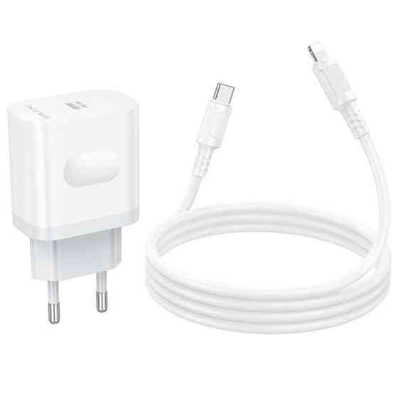 СЗУ Borofone BA99A Breeze PD20W (1USB-C) + кабель Type-C to Lightning Херсон