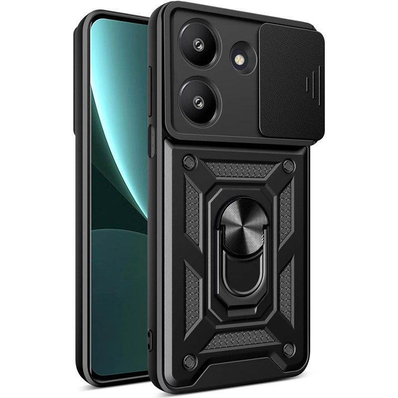 Ударопрочный чехол Camshield Serge Ring для Xiaomi Poco M7 Pro 5G Херсон - зображення 1