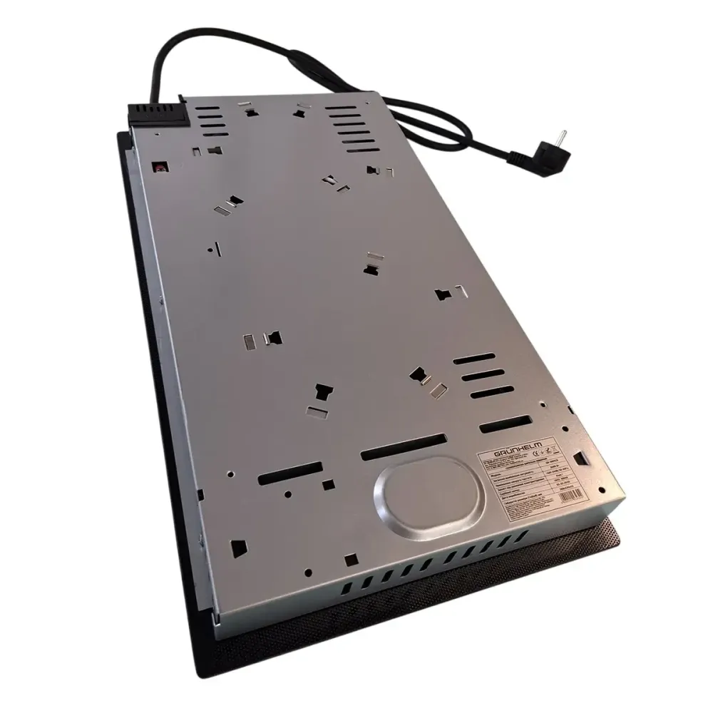 Варочная поверхность стеклокерамическая Grunhelm GD3001CB 1800Вт+1200Вт 288×520×62мм (6990001534304) Київ - зображення 12