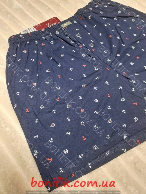 Мужские семейные трусы с рисунком "якорь" (арт. МБ 000408) Кривий Ріг - зображення 2