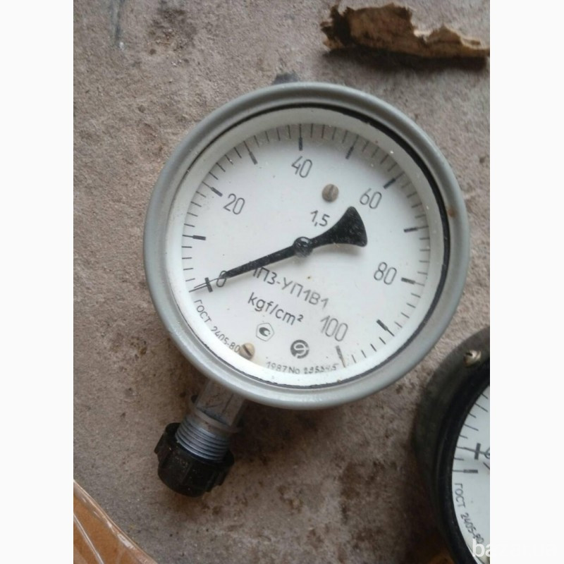Манометры МП3-УП1В1, 0-100кгс/см2. -3шт Харків - зображення 1