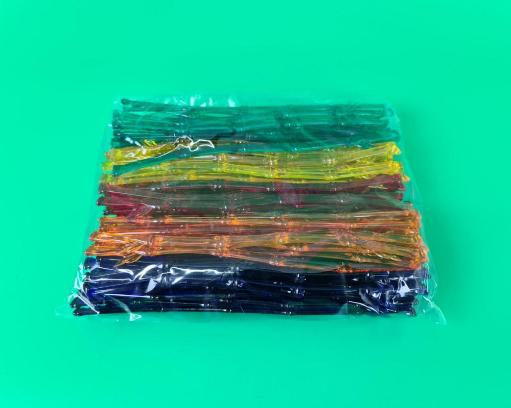 Мешалка пластиковая для коктейля "Бамбук" 20,5см (100шт)   (1 пач) Харьков - изображение 4