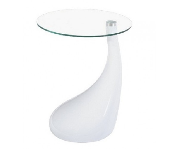 Стіл Перла журнальний білий Дніпро - зображення 1