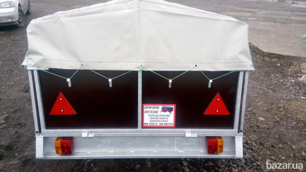 Причіп легковий ПГМФ-830220FZ 2.20 х 1.30 0.40 х м (фанерний рама цинк) Баришівка - зображення 2