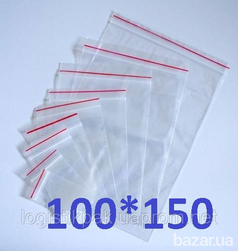 Пакет Зиплок 100x150 Харків - зображення 2