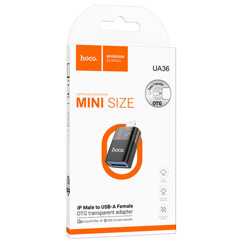 Переходник Hoco UA36 Lightning male to USB female Херсон - изображение 2