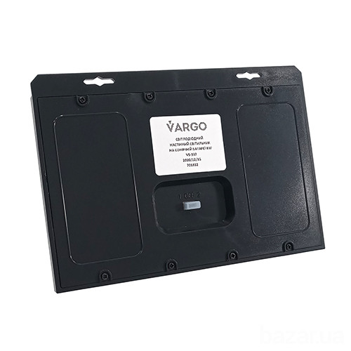 LED светильник на солнечной батарее VARGO 8W c датчиком Чёрный Винница - изображение 3