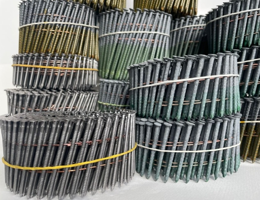 Гвозди барабанные ершёные 3,1×90 мм с покрытием M-Fusion (15°) 2400шт Днепр - изображение 8