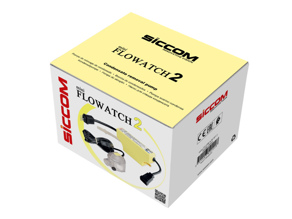 Дренажный насос для отвода конденсата SICCOM Mini Flowatch 2 (насос для кондиционера) Київ - зображення 5