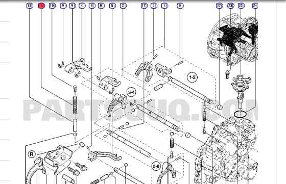 Бу пружина фиксатора штока вилки КПП Renault 8200169709, 8200173588 Кропивницкий