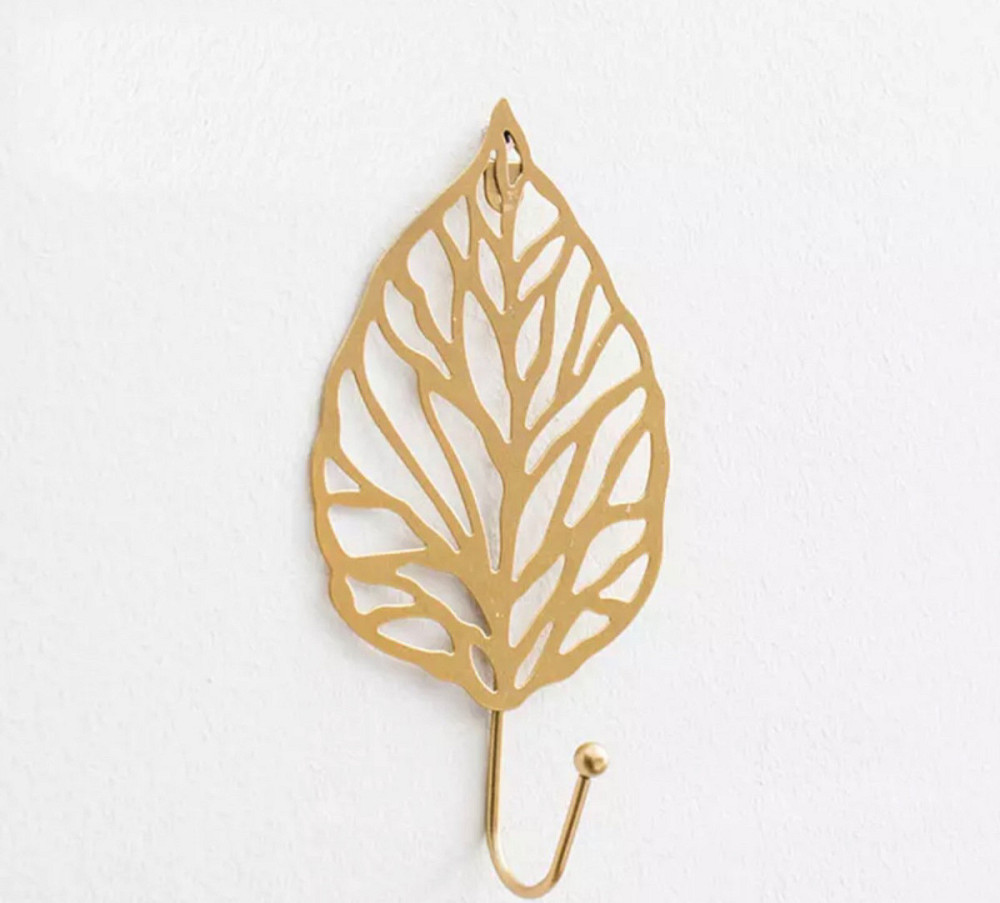 Гачок Листок золотистий 5562 18х9,5 см Київ - зображення 1