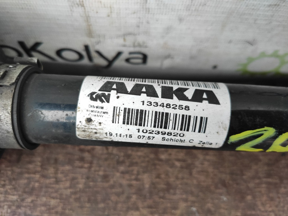 Полуось левая Opel Zafira C 1.6 / 2.0 cdti 2012-2019 (13348258) Ковель - изображение 2