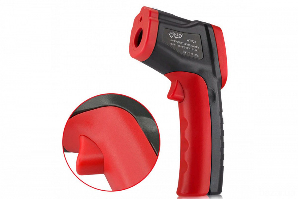 Бесконтактный инфракрасный термометр (пирометр) -50-380°C WINTACT WT320 Харьков - изображение 2