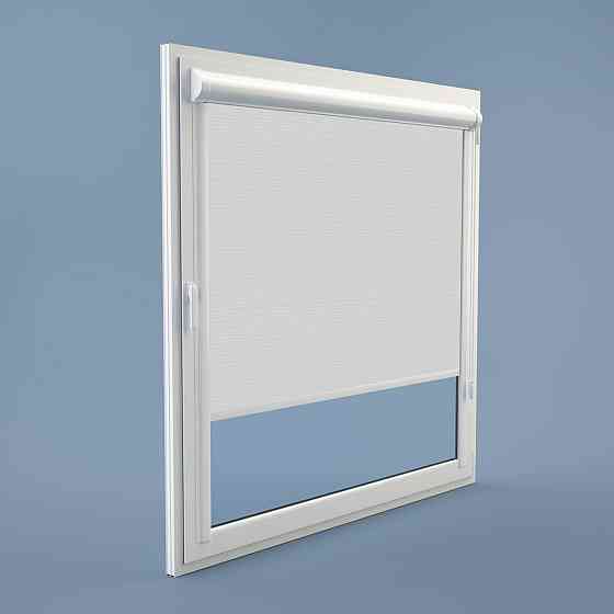 Рулонна штора Rolets Бамбус 2-320-725 72.5x170 см закритого типу Біла Київ