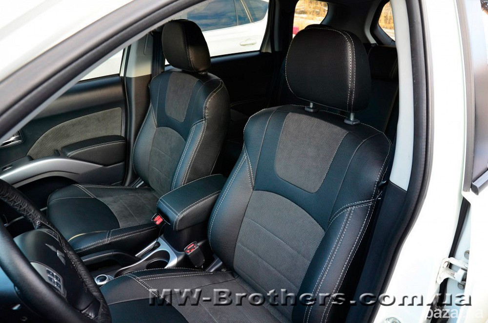 Представляем качественные чехлы Leather Style на Mitsubishi Хмельницький - зображення 1
