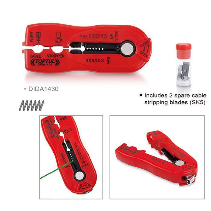 Стриппер многофункциональный TOPTUL d0.2-0.8мм DIDA1430 Харьков - изображение 2