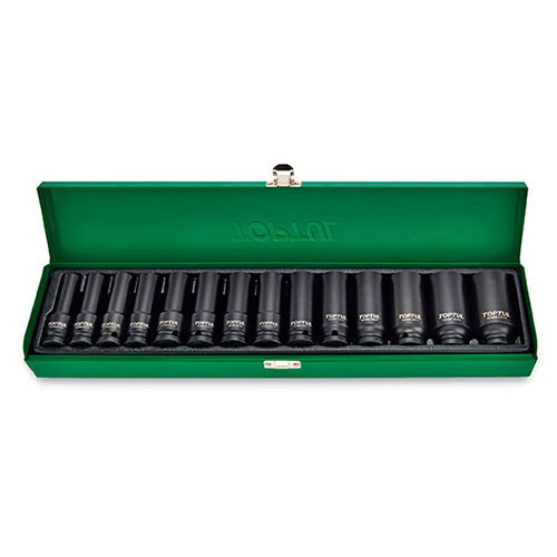 Набор головок ударных длинных 1/2" 10-32мм 14ед. TOPTUL GDAD1401 Харків - зображення 1