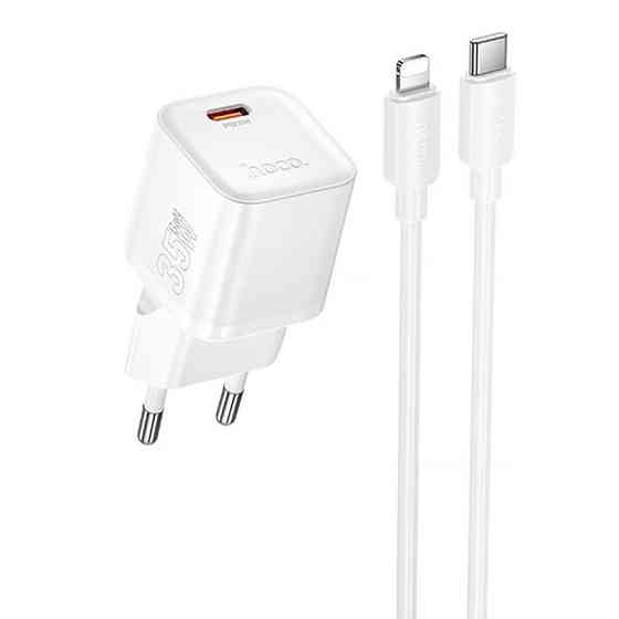 СЗУ Hoco N66 Ingenious PD35W (1USB-C) + кабель Type-C to Lightning Херсон