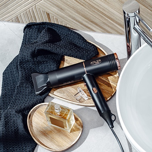 Фен для сушки волос Adler AD 2278 1400 Вт черный Київ - зображення 4