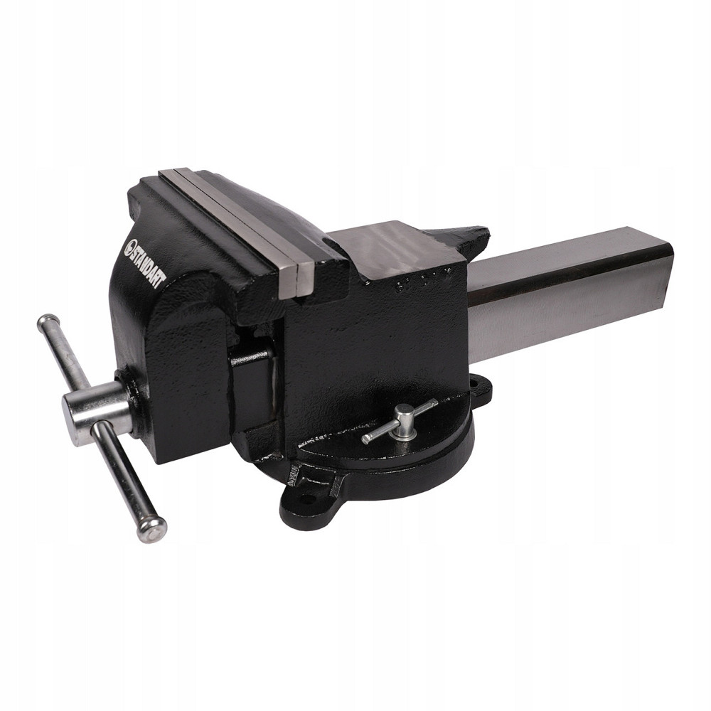 Тиски слесарные стальные усиленные профессиональные 4" STANDART TSSHD4SW Харків - зображення 5