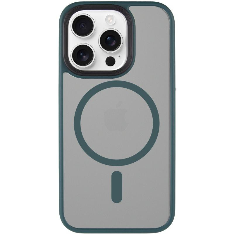 TPU+PC чехол Metal Buttons with MagSafe для Apple iPhone 15 Pro Max (6.7") Херсон - зображення 4