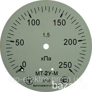 Манометр виброустойчивый (глицериновый)  МТ-2У-М (МТ-2У, МТ-2У-Ву, МТ-2УВу, МТ-2Ву) - осевой штуцер  Київ - зображення 6