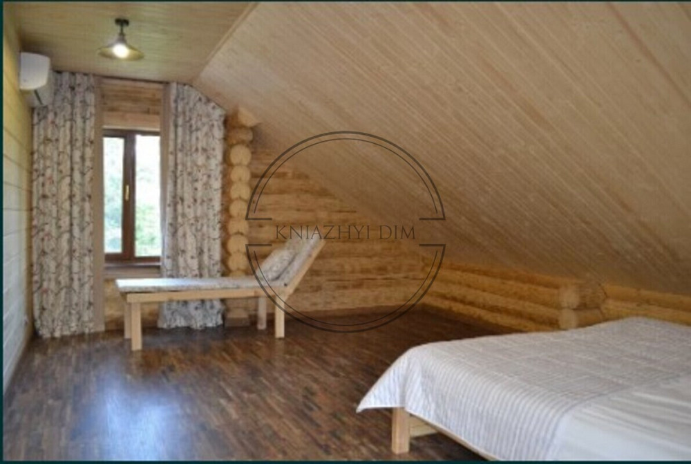 Новый Эко-дом со смереки у Десны, с бассейном + сауна (чан) КГ Гавань. № 139000 Київ - зображення 11