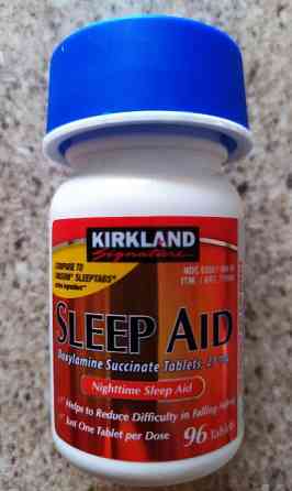 Sleep Aid, снодійний засіб, 96 таблеток Kirkland США. Тернополь