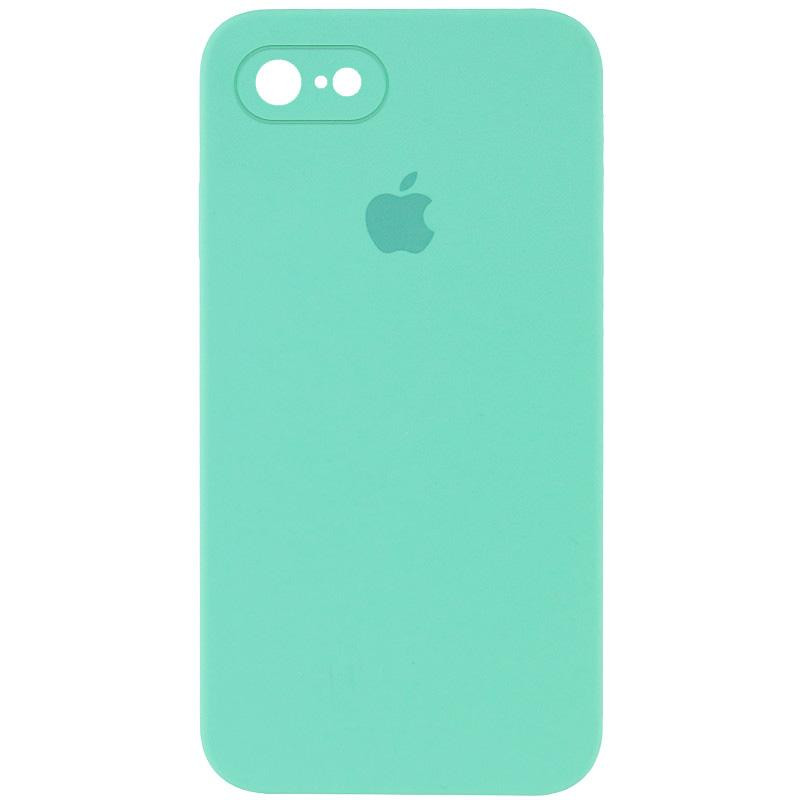 Чехол Silicone Case Square Full Camera Protective (AA) для Apple iPhone 7/8/SE (2020) (4.7") Херсон - зображення 2