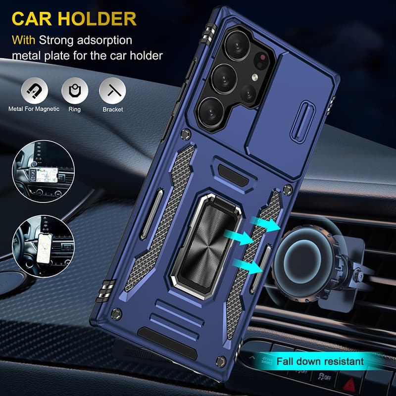 Ударопрочный чехол Camshield Army Ring для Samsung Galaxy S23 Ultra Херсон - изображение 4