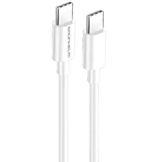 Кабель Type-C Grunhelm Type-C GMC-05CCW 1 м белый Київ