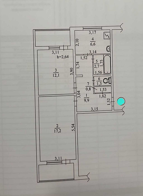 продажа 2-к квартира Киев, Подольский, 56000 $ Киев - изображение 12
