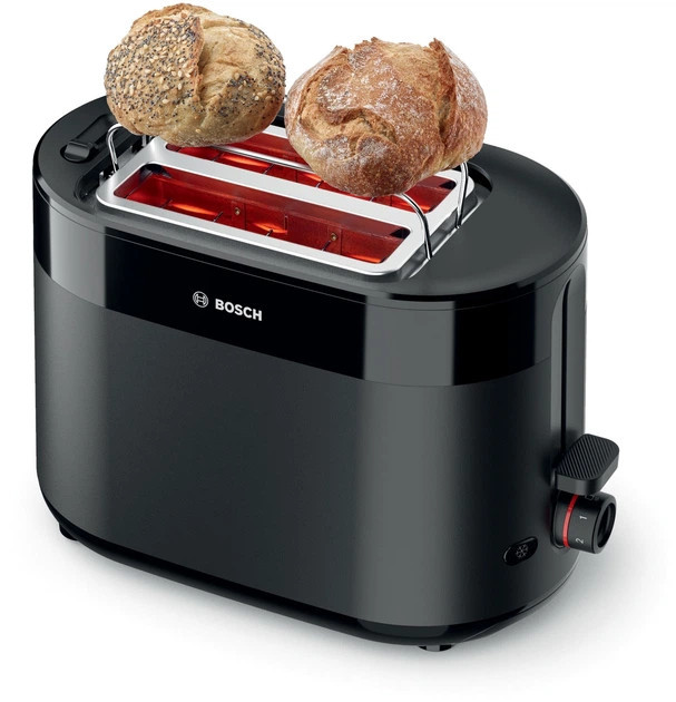 Тостер Bosch MyMoment TAT2M123 950 Вт черный Київ - зображення 2
