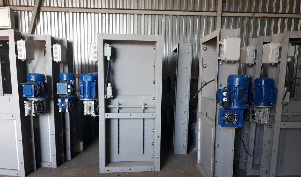 Задвижка реечная с электроприводом  500*500  0,37 кВт  шибер нории , шиберный затвор Київ - зображення 4