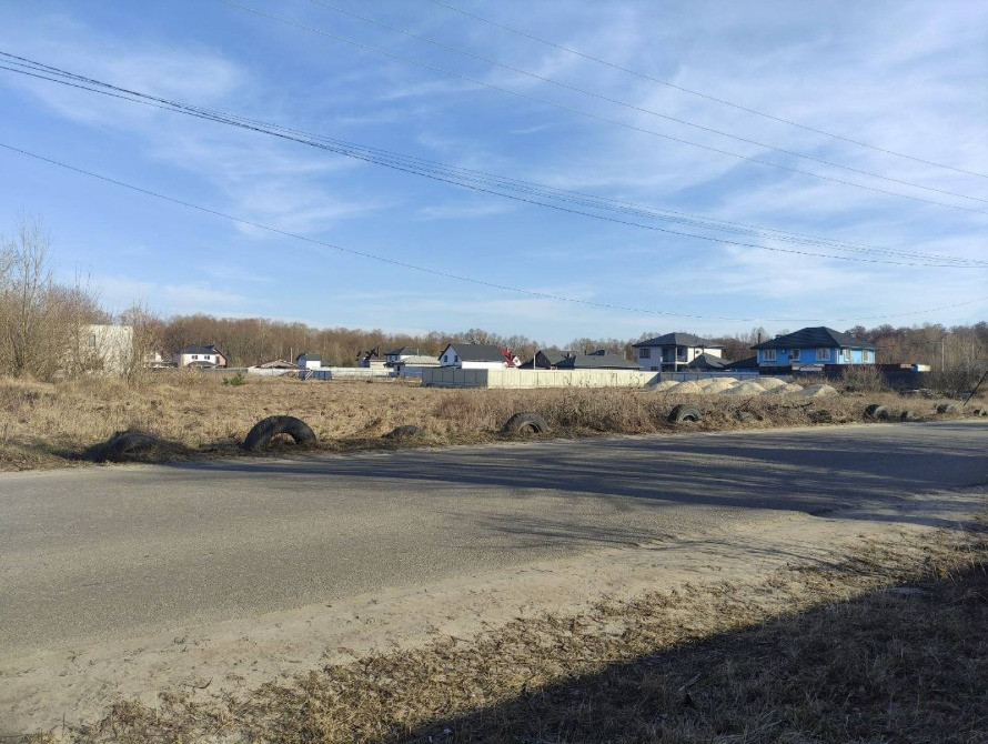 Княжичі. Продам 10сот під забудову, двохфасадна, асфальт, комунікації Бровары - изображение 3