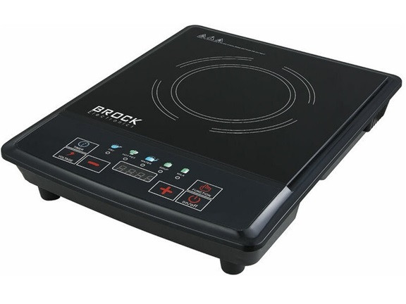 Электроплита BROCK HP 2012 2000 Вт черная Київ - зображення 1