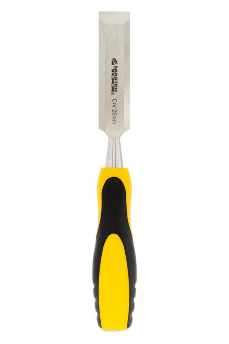 Стамеска плоская по дереву ударная MASTERTOOL CrV 25 мм с двухкомпонентной ручкой 14-1525 Харків - зображення 10