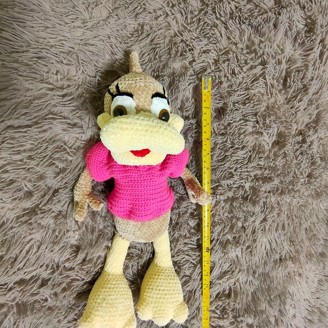 Іграшка м'яка качечка в'язана Поночка ручна робота hand made Нововолинськ - зображення 4