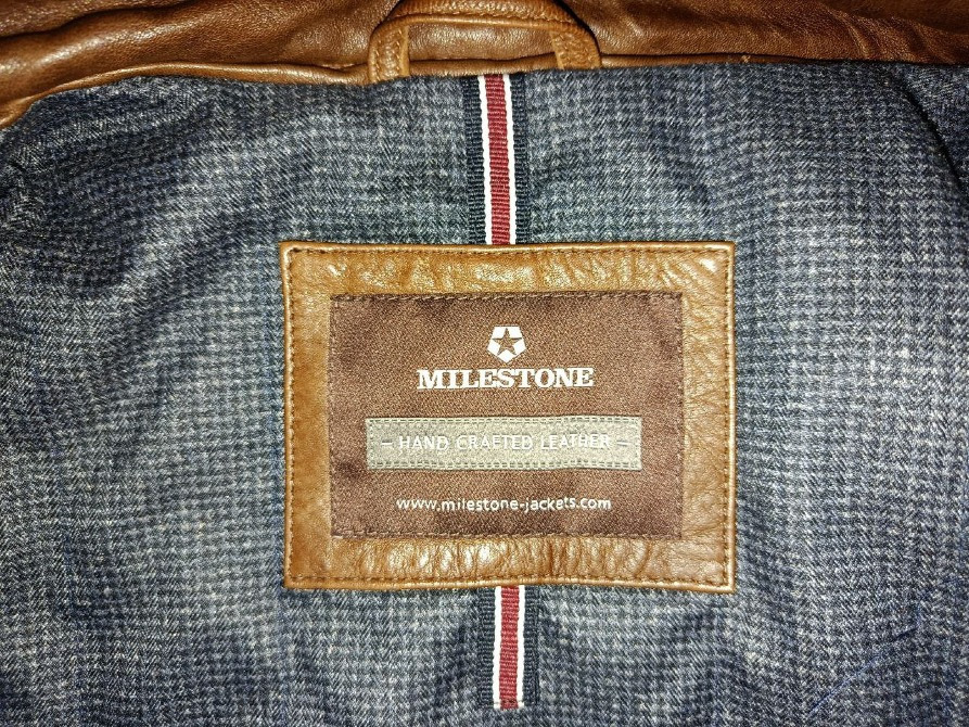 Куртка чоловіча шкіряна Milestone Київ - зображення 6