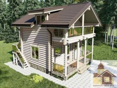 Купити зруб з проектом двоповерхового екобудинку від Закарпат Зруб-Буд – екологія і стиль Одеса - зображення 5