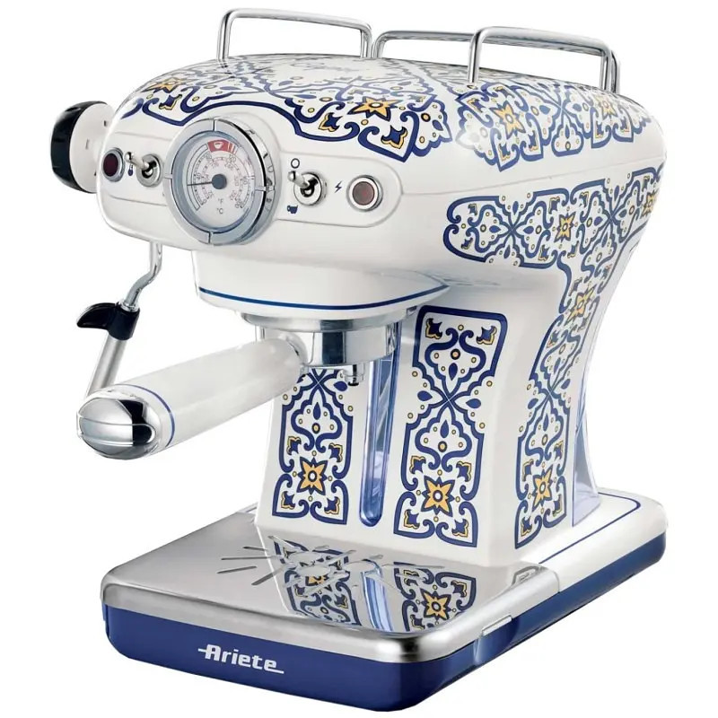 Кофеварка рожковая Ariete ART-1389 CAPRI 850 Вт синяя Київ - зображення 1