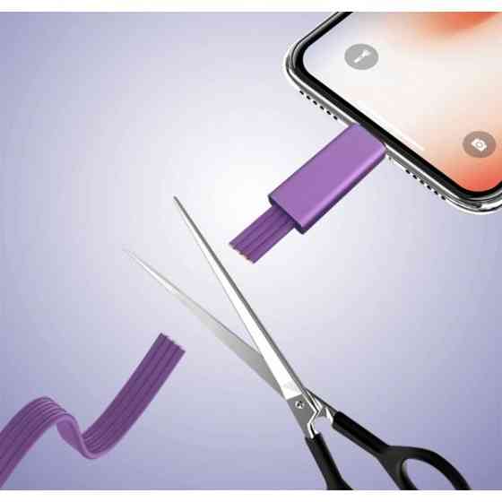 Кабель Adjustable Renewable USB to Type з регулюванням довжини Black (Код товару:23396) Харьков