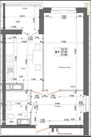 продажа 1-к квартира Киево-Святошинский, Коцюбинское, 40200 $ Коцюбинське
