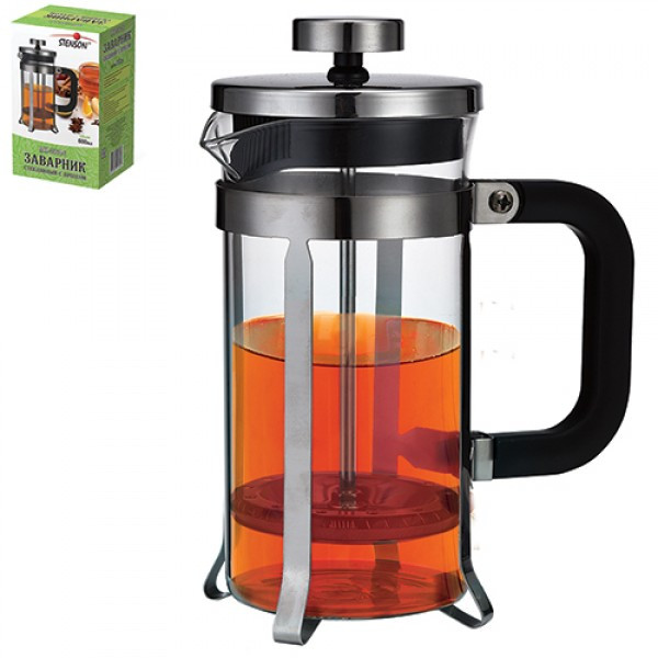 Френч-прес Stenson MS-3564-6 600 мл Київ - зображення 1