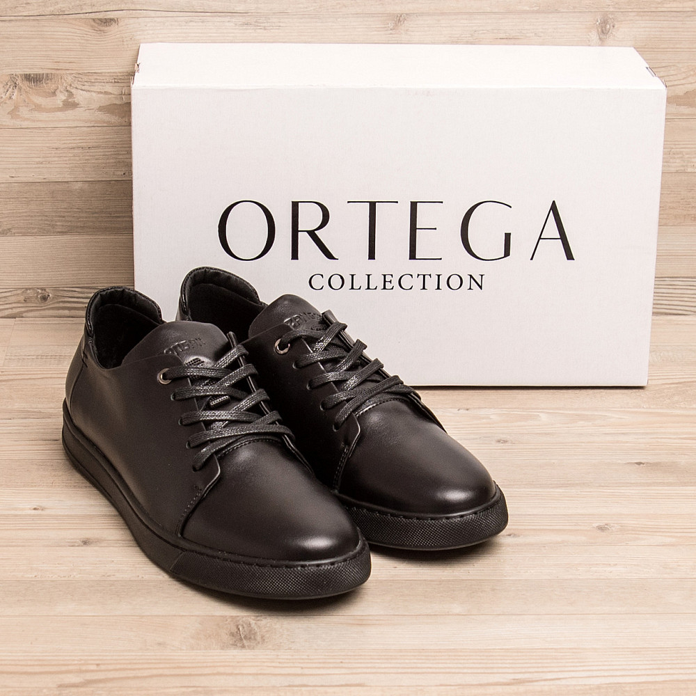 Мужские кожаные кеды ZG  Black Київ - зображення 12