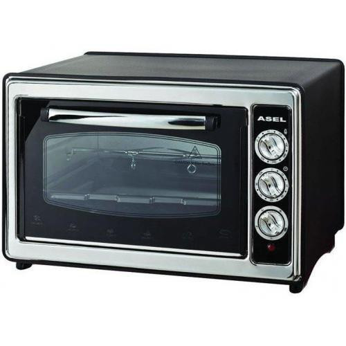 Электропечь Asel AF-50-23-BlaСk 50 л черная Київ - зображення 1