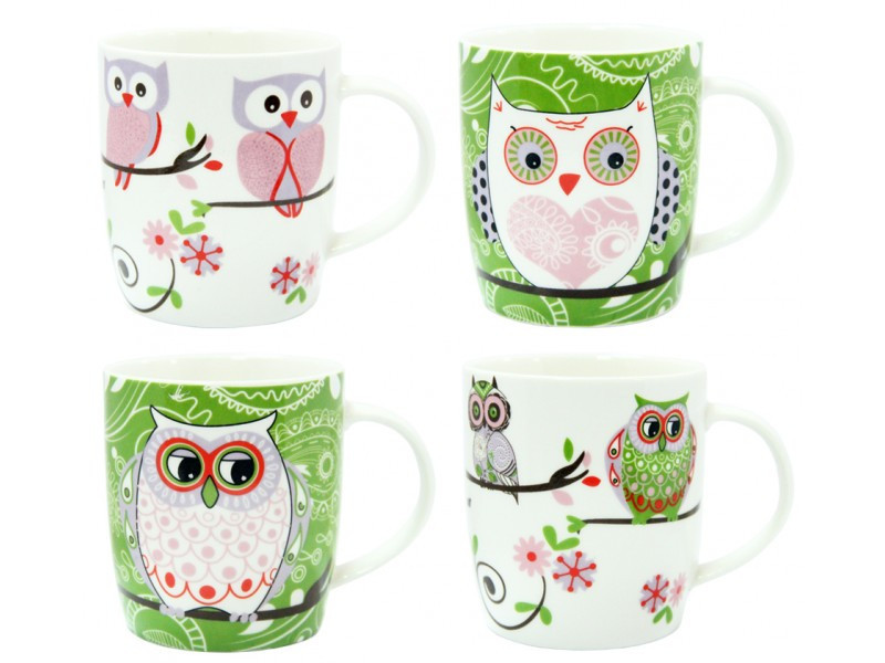 Кружка OLens Сова на гілці 16058-3 320 мл Київ - зображення 1