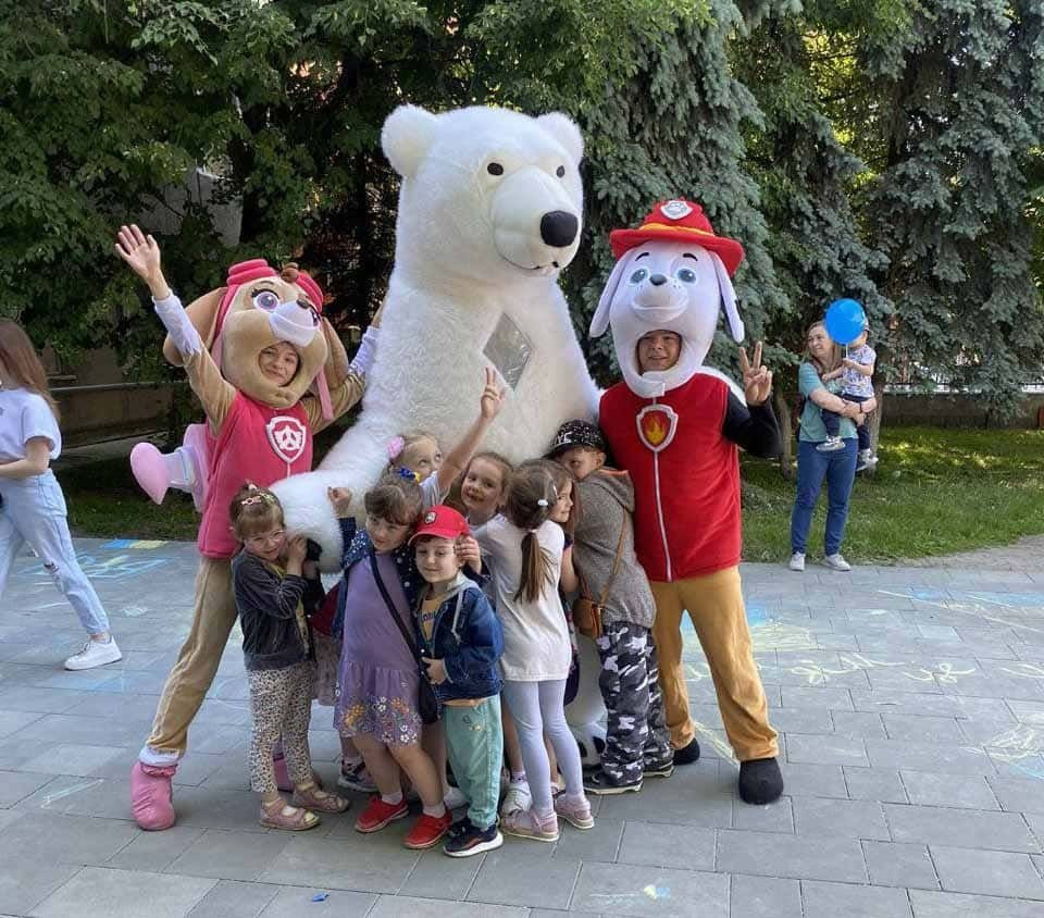 Белый медведь Житомир.Заказать мишку аниматора на день рождения. Житомир - изображение 6