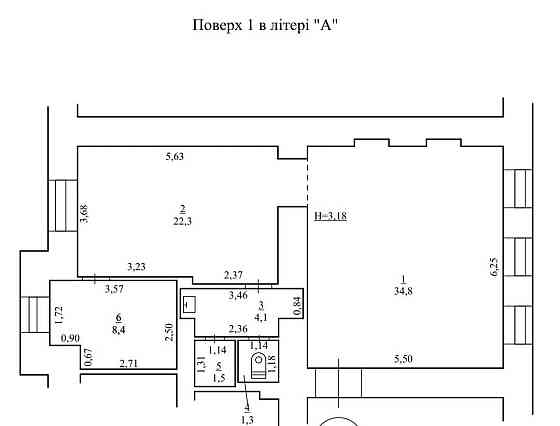 долгосрочная аренда торговые площади Киев, Шевченковский, 1810 $/мес. Київ