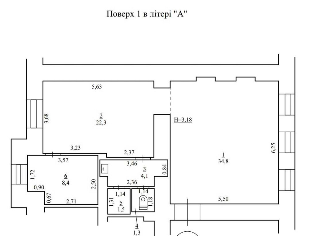 долгосрочная аренда торговые площади Киев, Шевченковский, 1810 $/мес. Київ - зображення 2